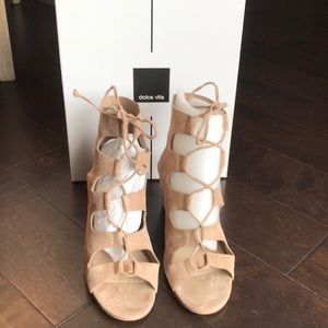 Dolce Vita Louise Almond Suede wedged